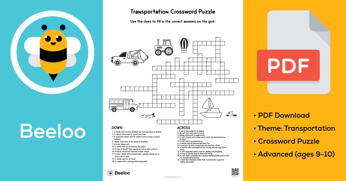 Easter Basket Crossword Puzzle • Beeloo Printable Crafts and Activities for Kids